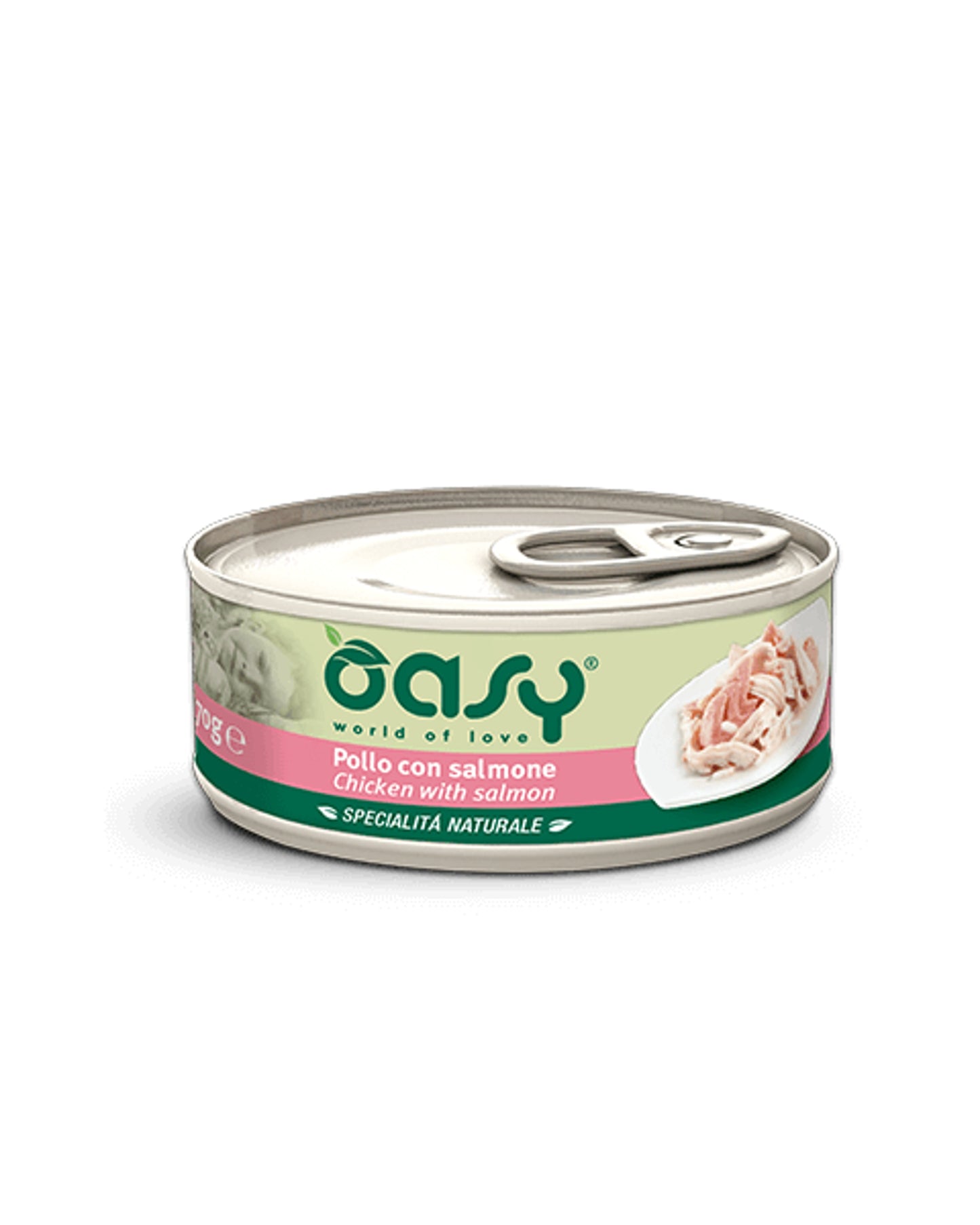 Oasy Natural Adult - Pollo con Salmone - Cat