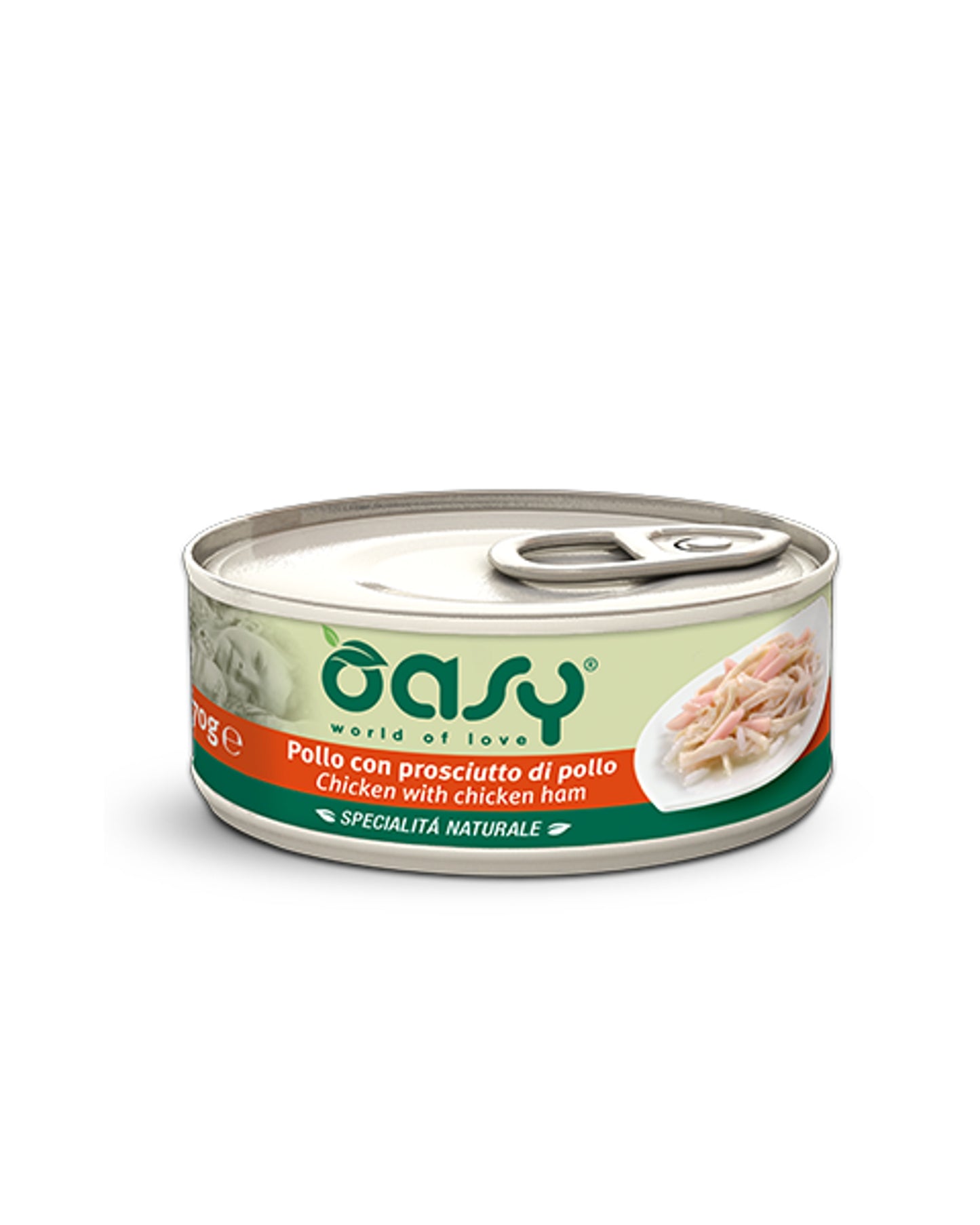 Oasy Natural Adult - Pollo con Prosciutto - Cat