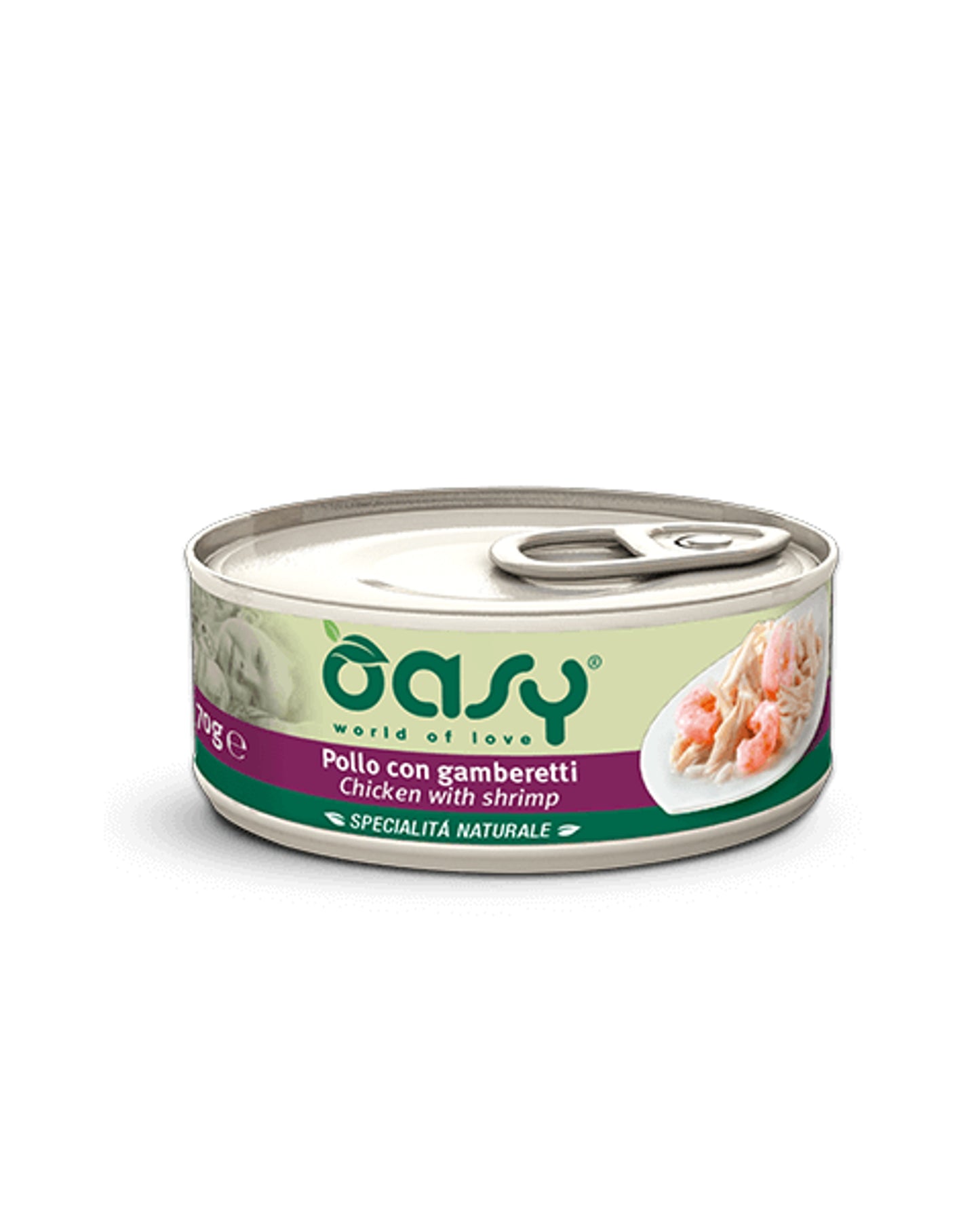 Oasy Natural Adutl - Pollo con Gamberetti - Cat
