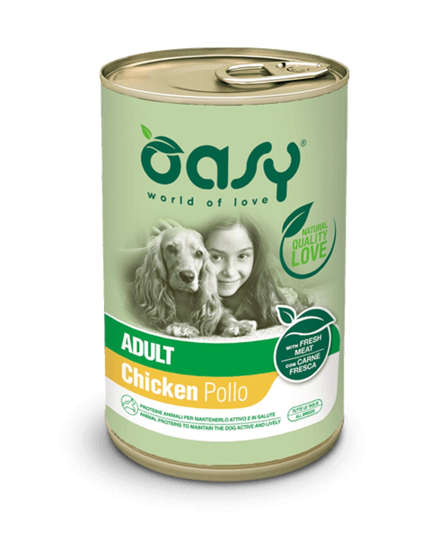 Oasy Lifestage Paté Adult - Pollo - All Breeds