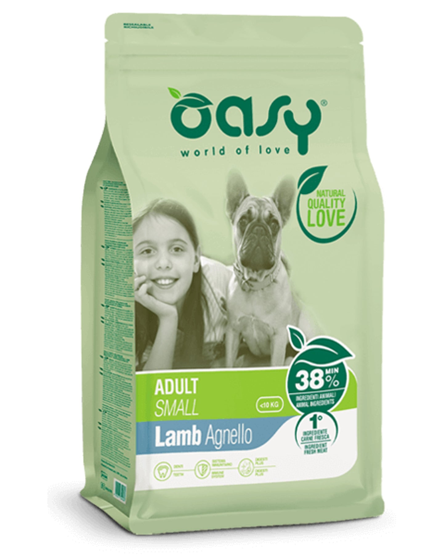 Oasy Lifestage Adult - Agnello - Small