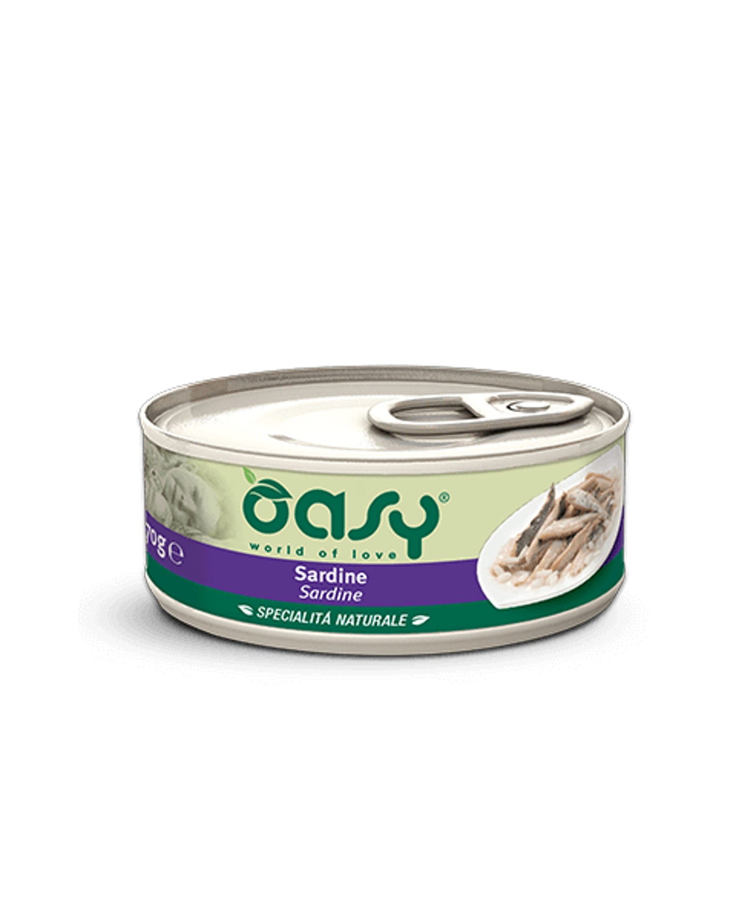 Oasy Natural Adult - Sardine - Cat