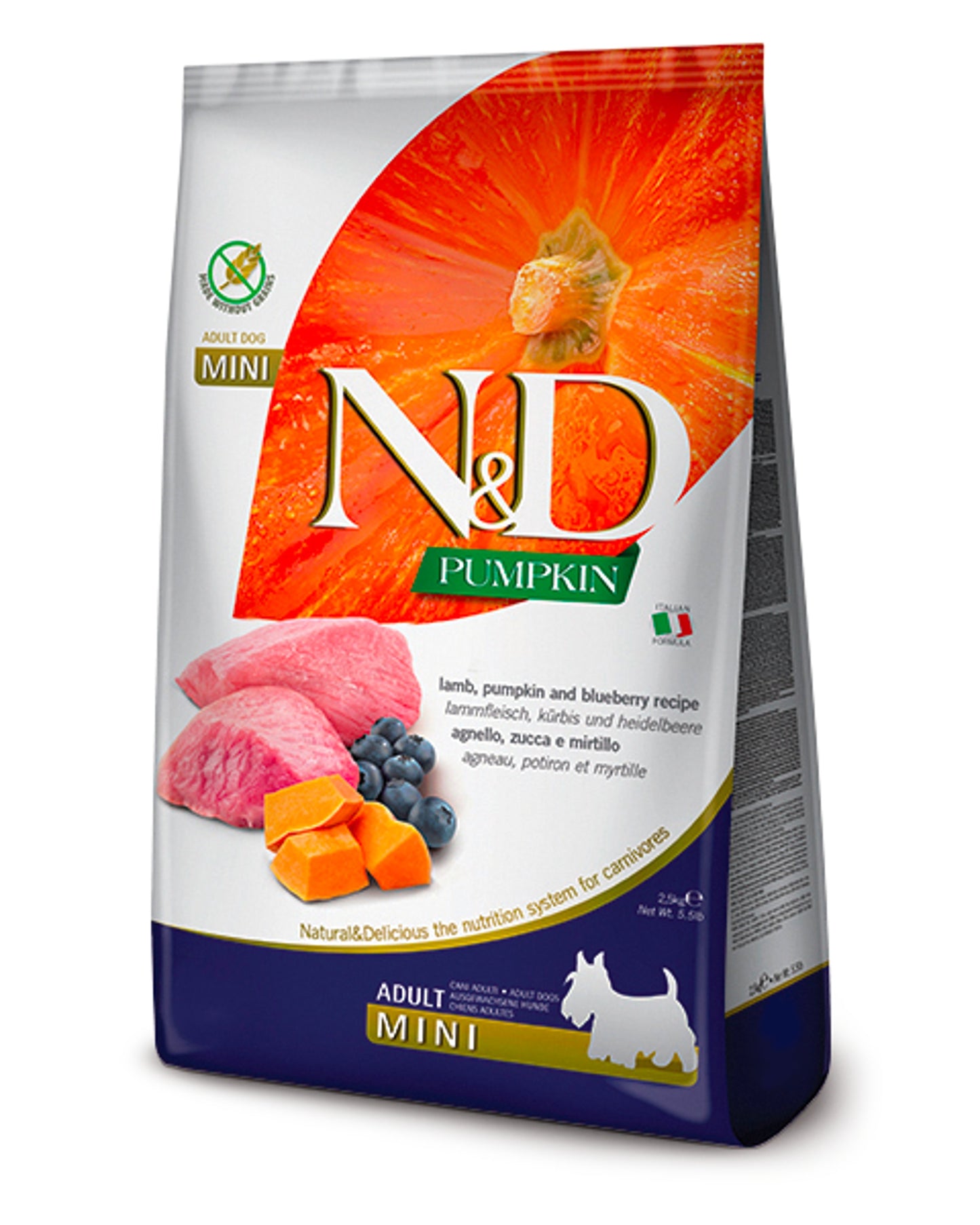 N&D Pumkin Adult - Agnello e Mirtillo - Mini