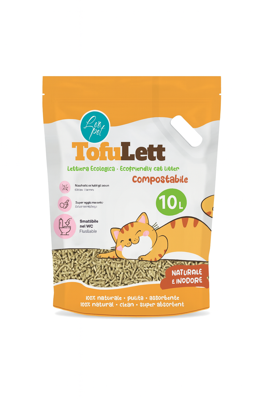 Lettiera in Tofu Profumazione Naturale