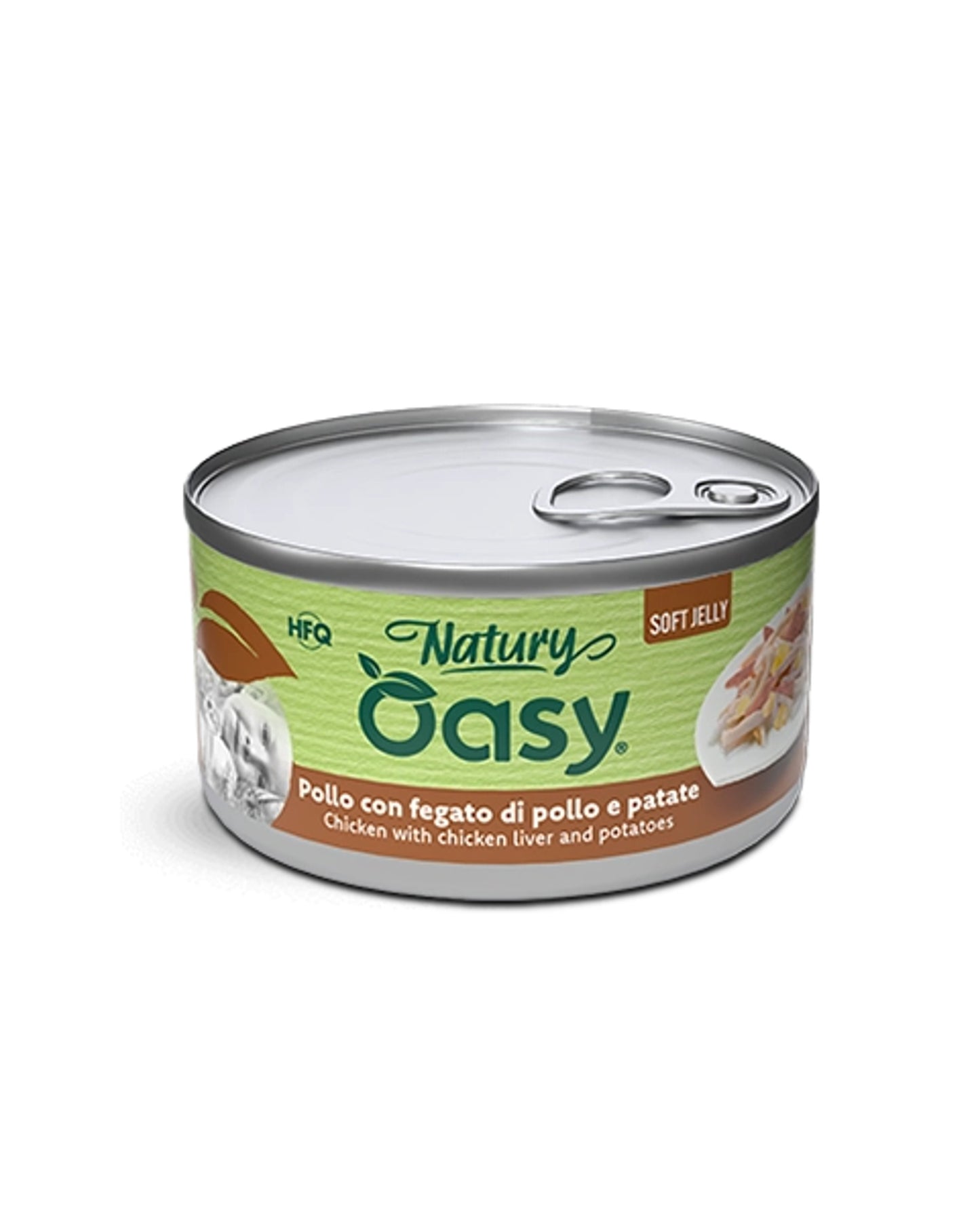 Oasy Natury Soft Jelly - Pollo con Fegato e Patate - Cat