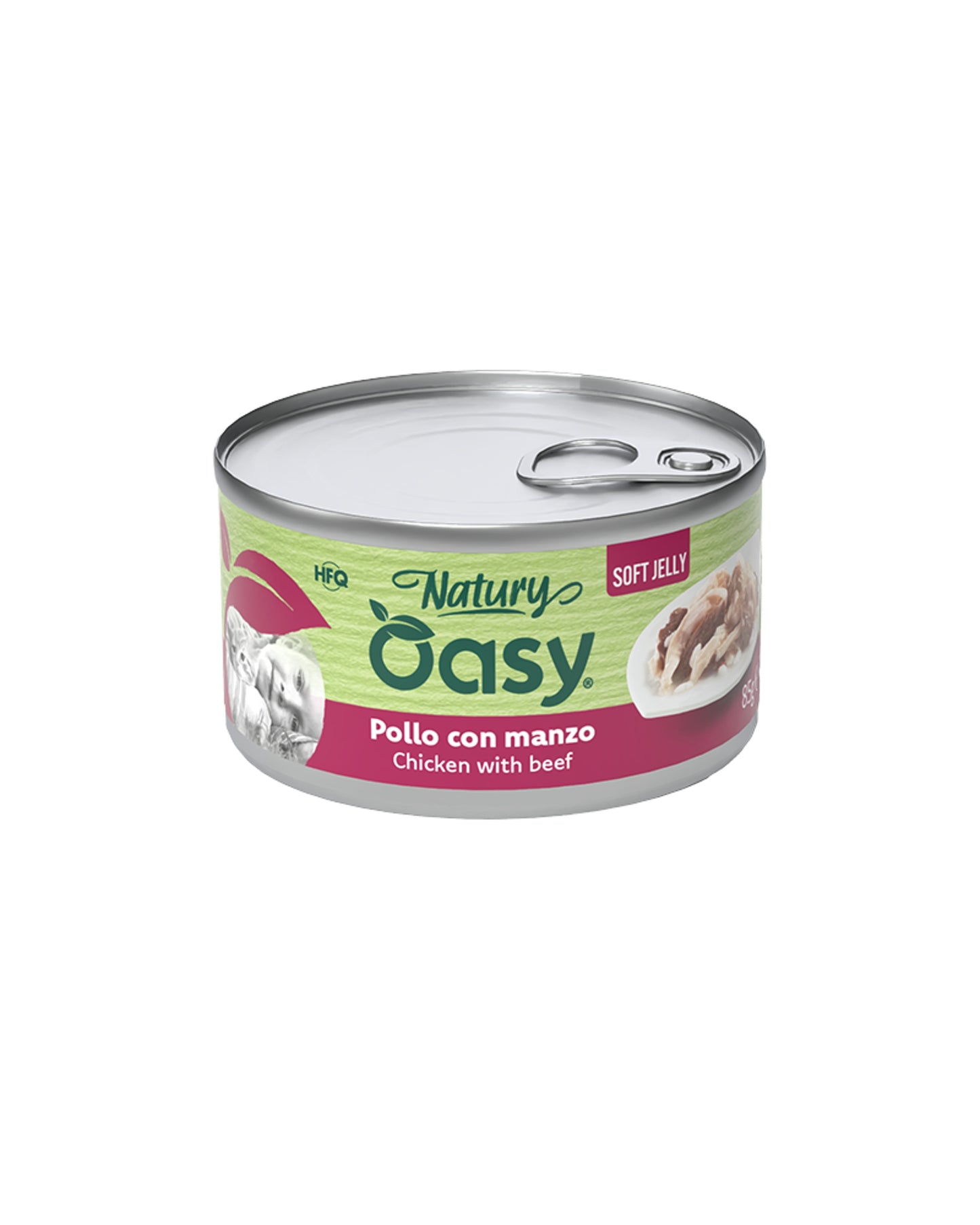 Oasy Natury Soft Jelly - Pollo con Manzo - Cat