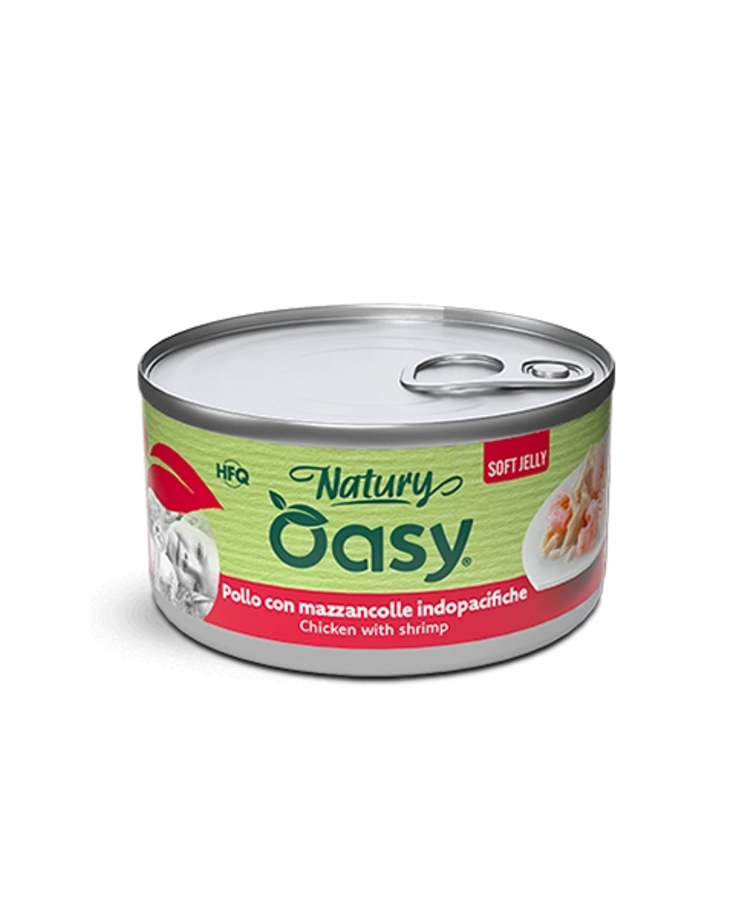 Oasy Natury Soft Jelly - Pollo con Mazzancolle Indopacifiche - Cat