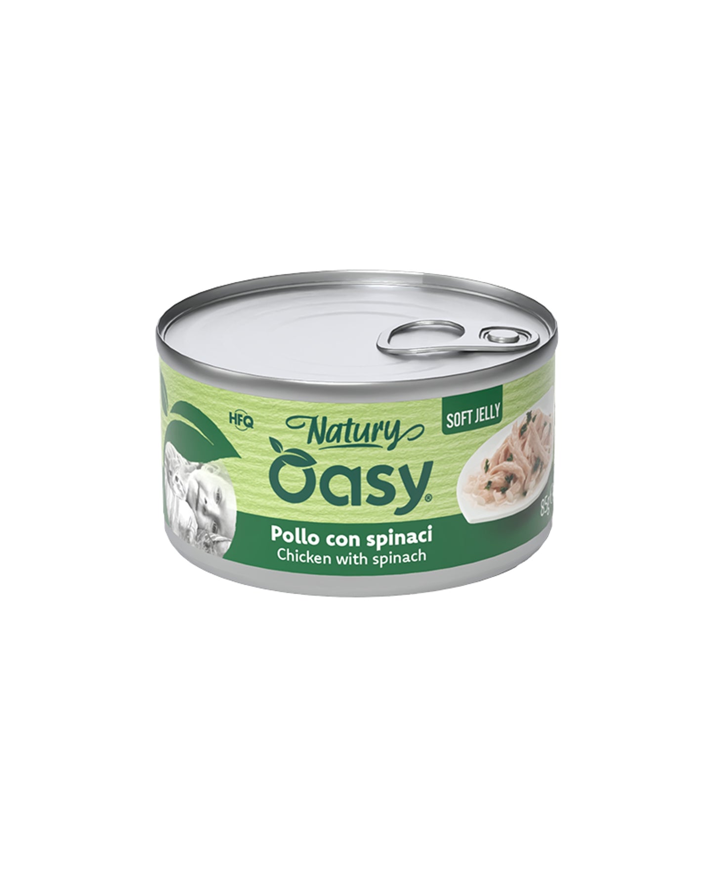Oasy Natury Soft Jelly - Pollo con Spinaci - Cat