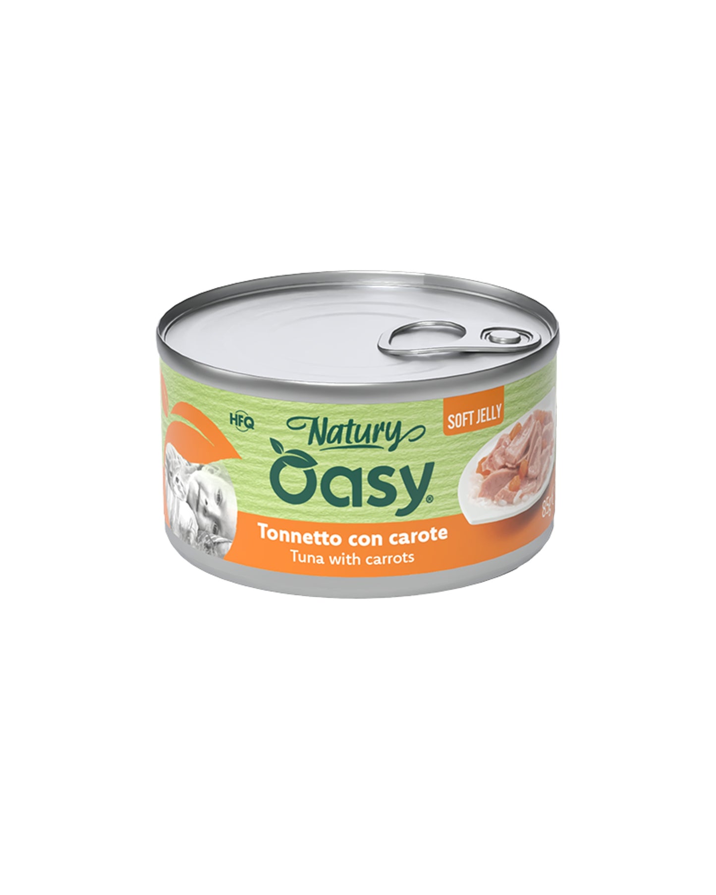 Oasy Natury Soft Jelly - Tonnetto con Carote - Cat