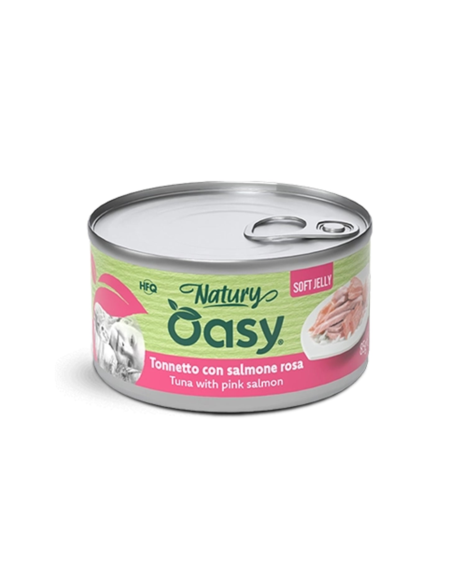 Oasy Natury Soft Jelly - Tonnetto con Salmone Rosa - Cat