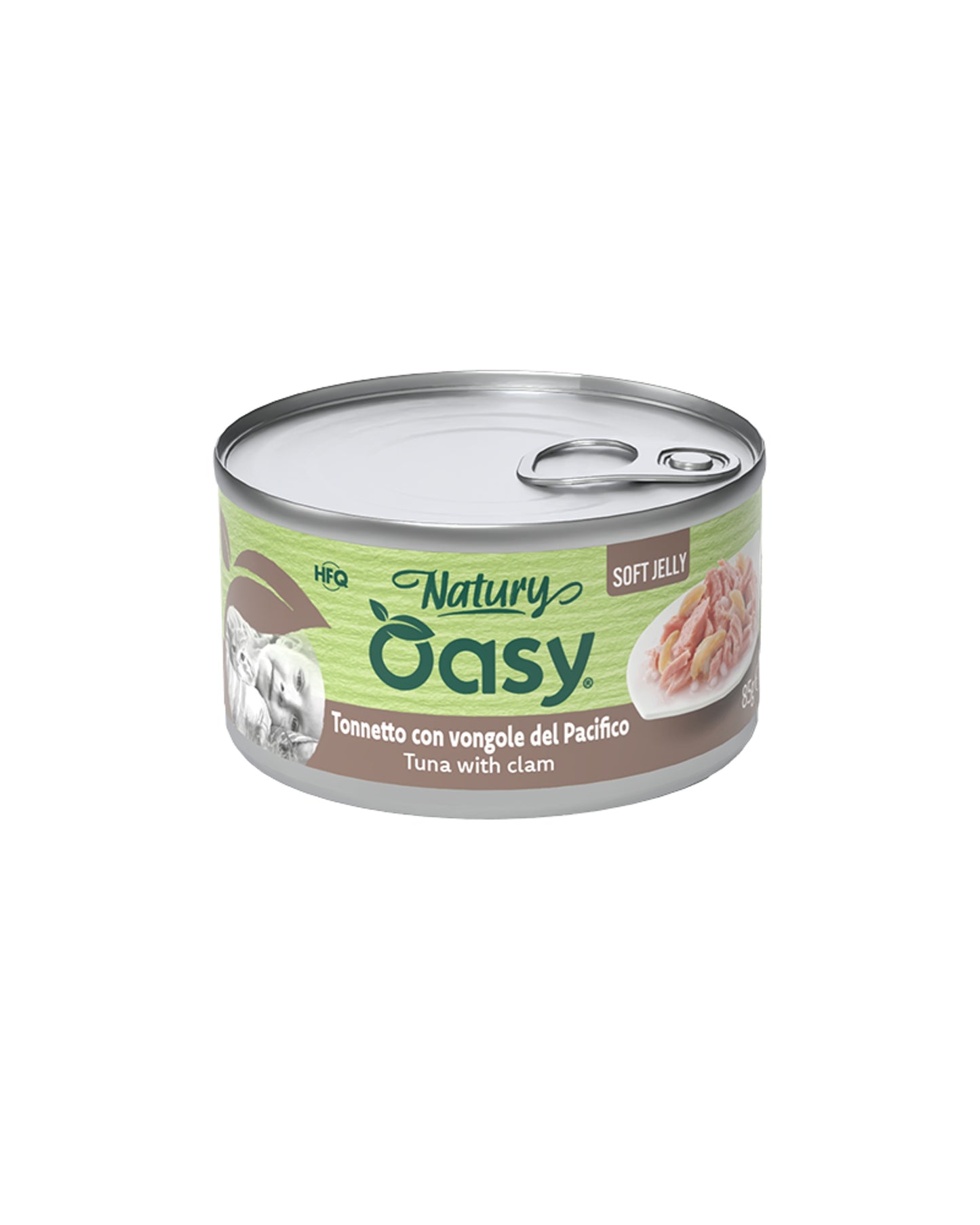 Oasy Natury Soft Jelly - Tonnetto con Vongole del Pacifico - Cat