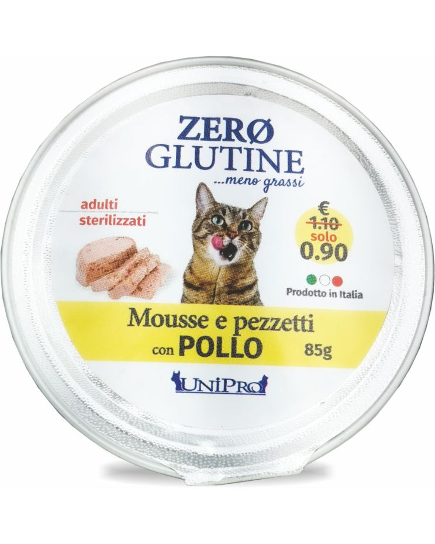 Unipro Zero Glutine Mousse - Pollo - Cat