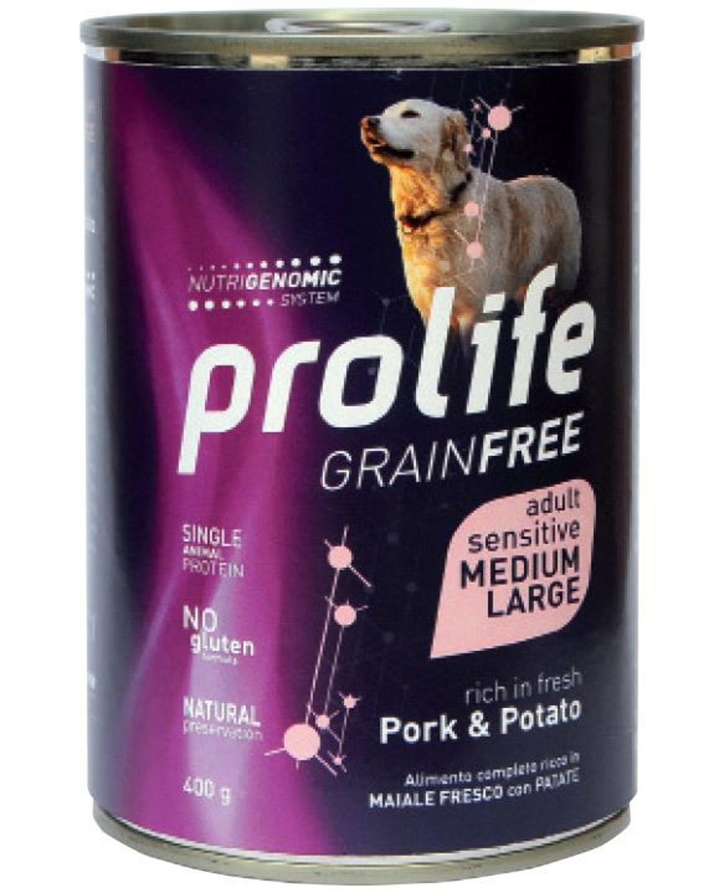 Prolife Grain Free Adult - Maiale e Patate - Medium/Large