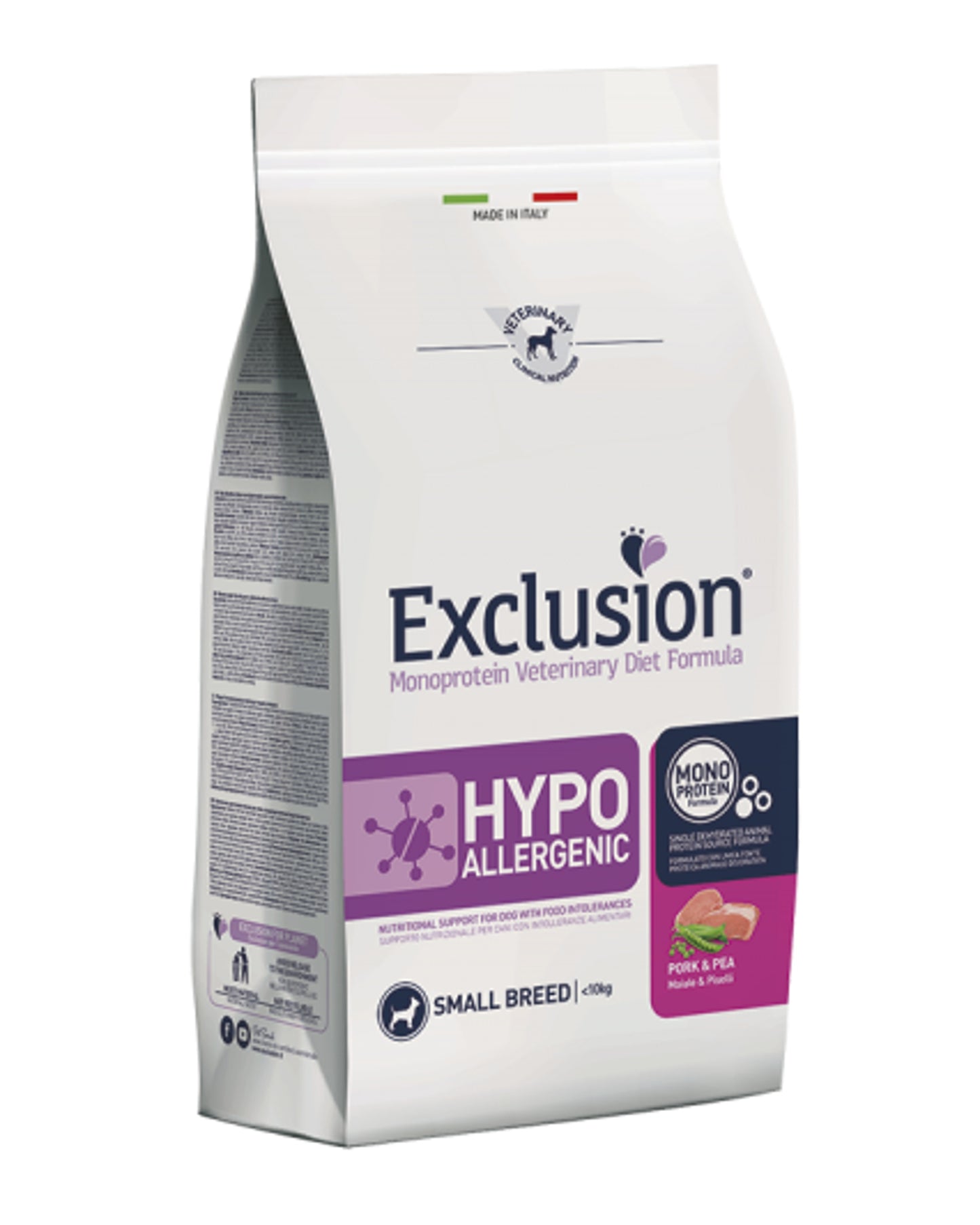 Exclusion Hypoallergenic - Maiale e Piselli - Small
