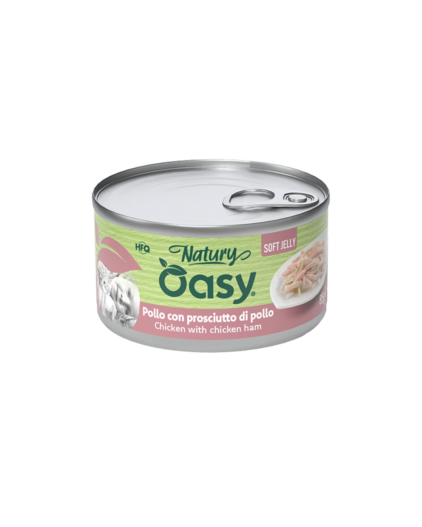 Oasy Natury Soft Jelly Pollo con Prosciutto di Pollo - Cat