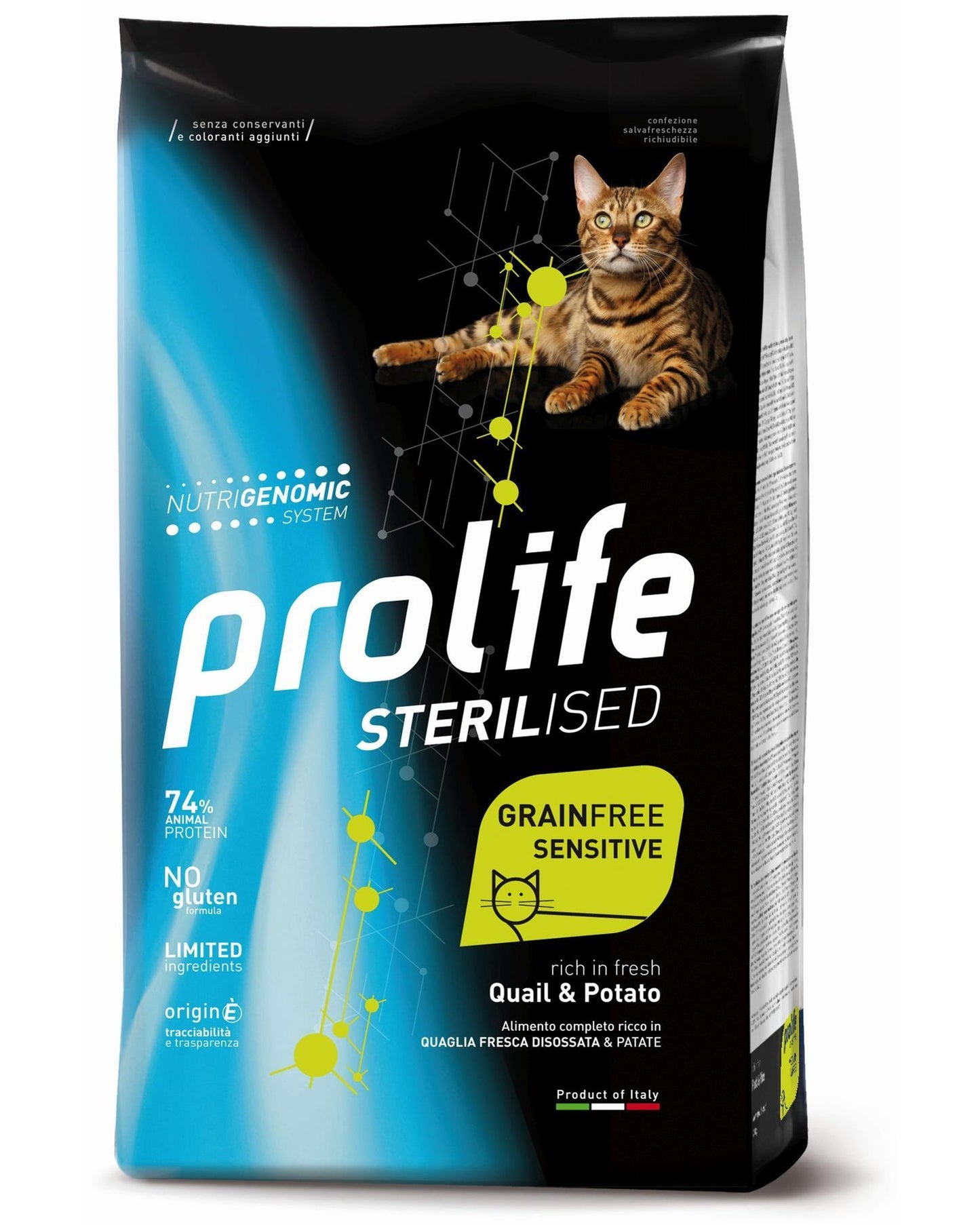Prolife Sterilised Grain Free Adult - Quaglia e Patate - Cat