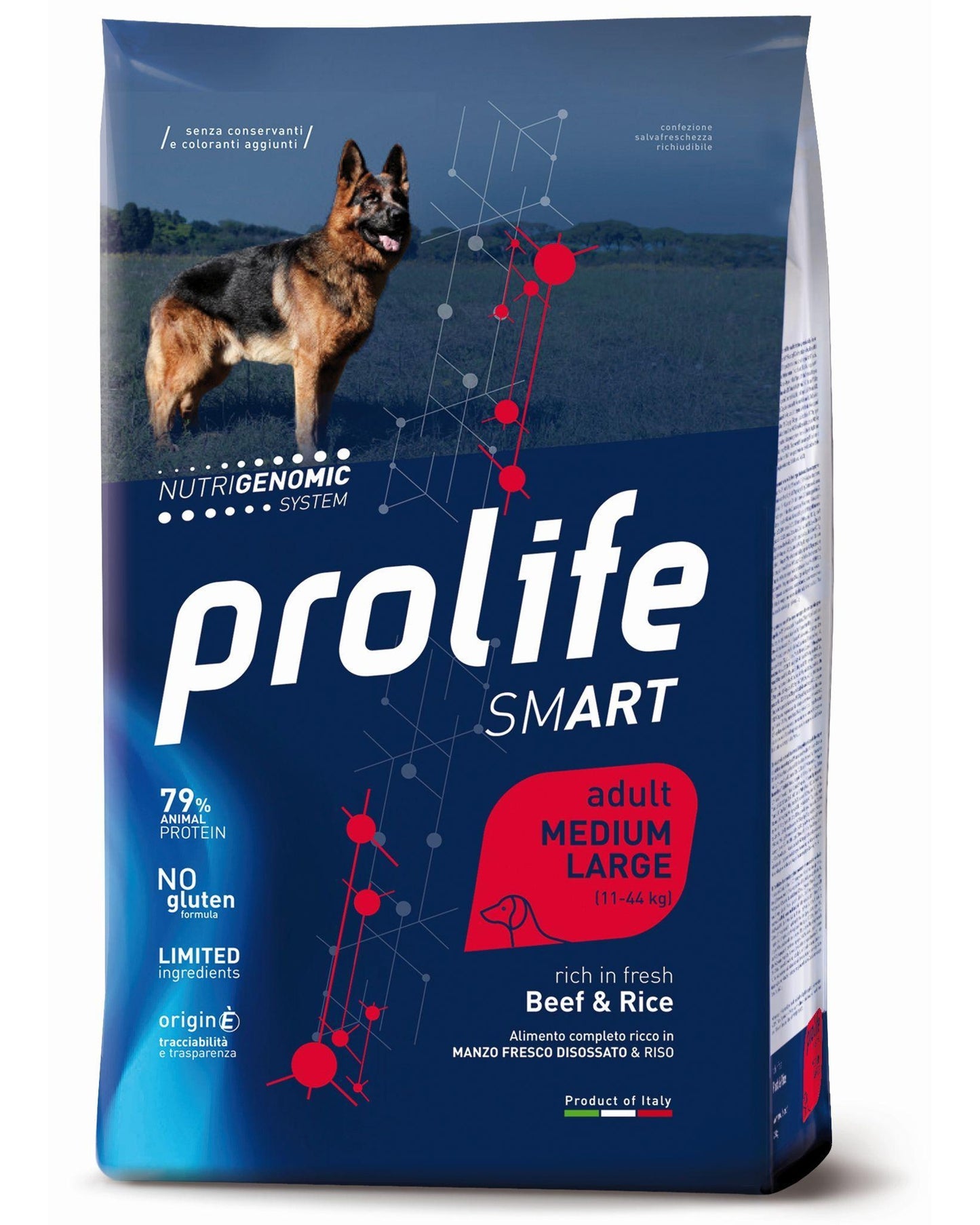 Prolife Smart Adult - Manzo e Riso - Medium/Large