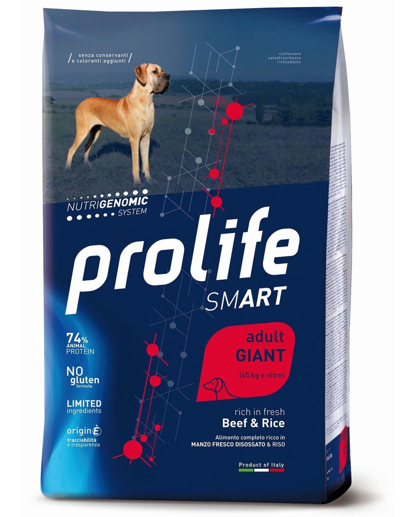 Prolife Smart Adult - Manzo e Riso - Giant