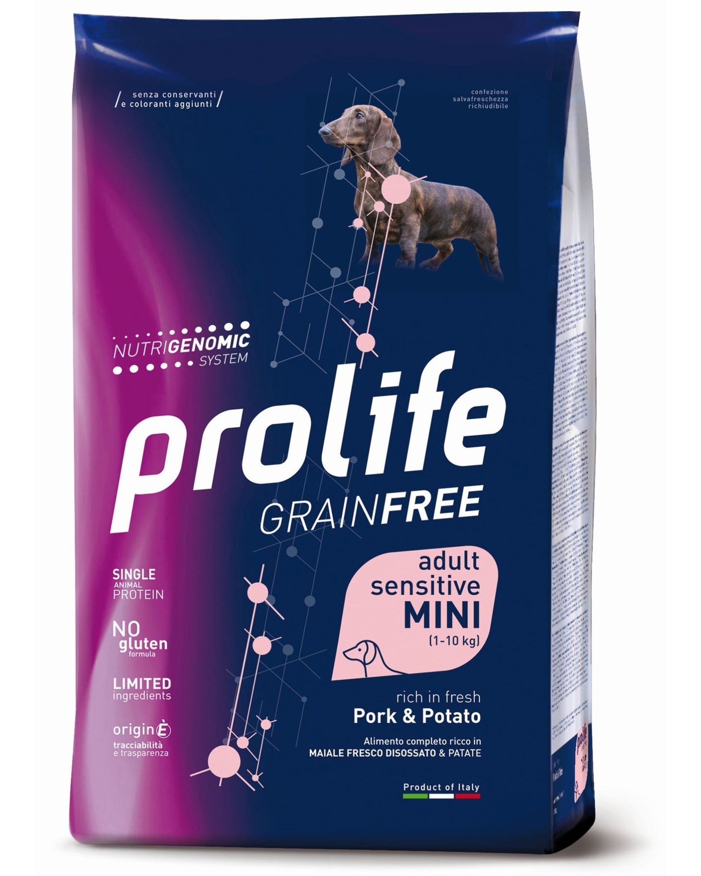 Prolife Grain Free Adult - Maiale e Patate - Mini