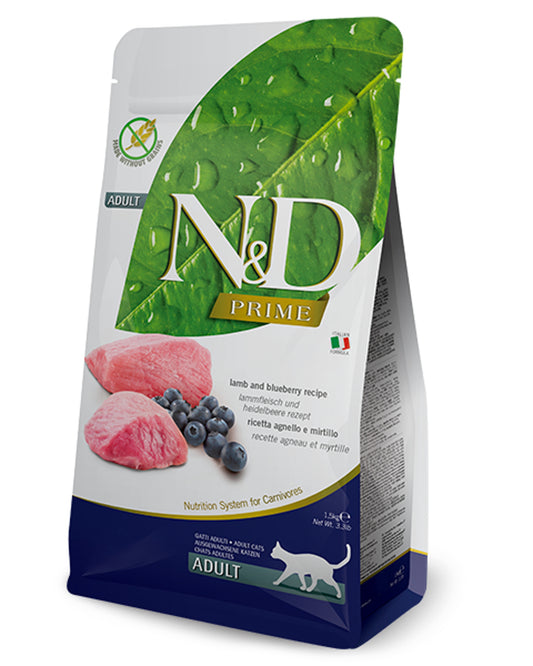 N&D Prime Adult - Agnello e Mirtillo  - Cat