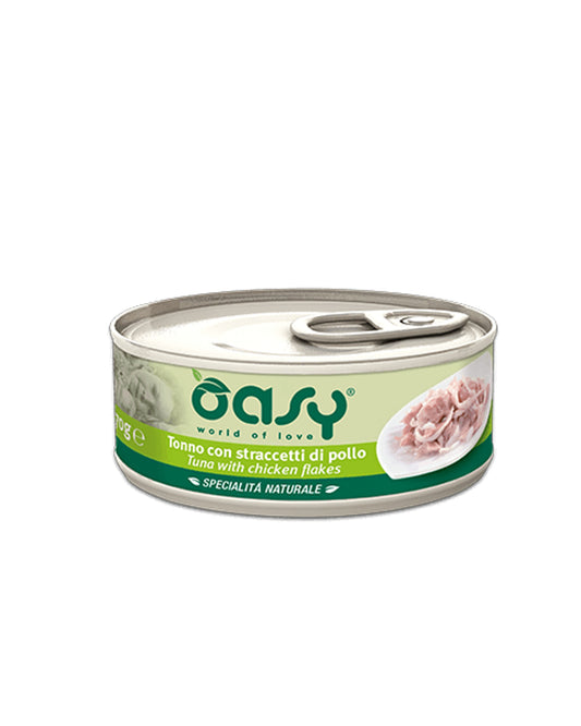 Oasy Natural Adult - Tonno con Straccetti di Pollo - Cat