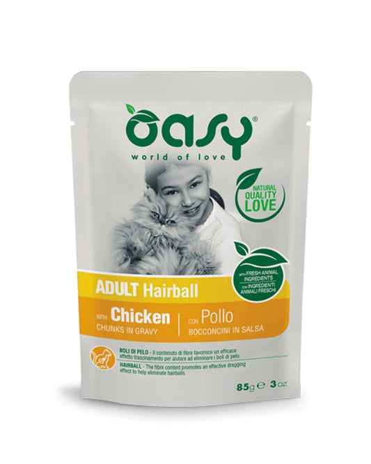 Oasy Bocconcini Adult Hairball - Pollo - Cat