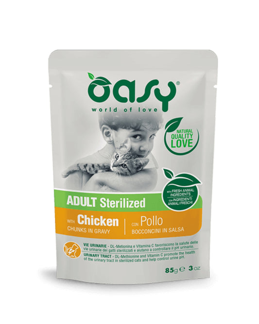 Oasy Bocconcini Sterilized Adult - Pollo  - Cat