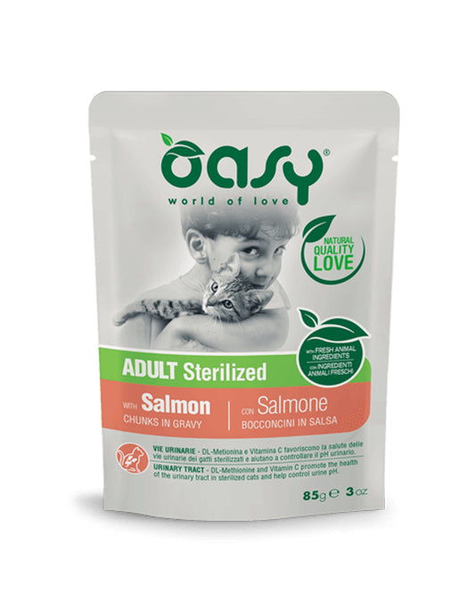 Oasy Bocconcini Sterilized Adult - Salmone  - Cat