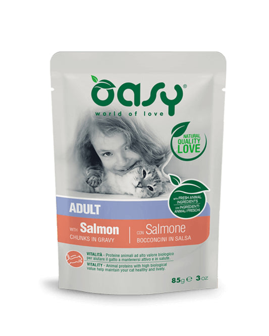 Oasy Bocconcini Adult - Salmone  - Cat
