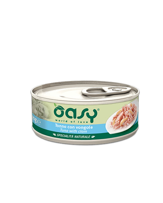 Oasy Natural Adult - Tonno con Vongole  - Cat