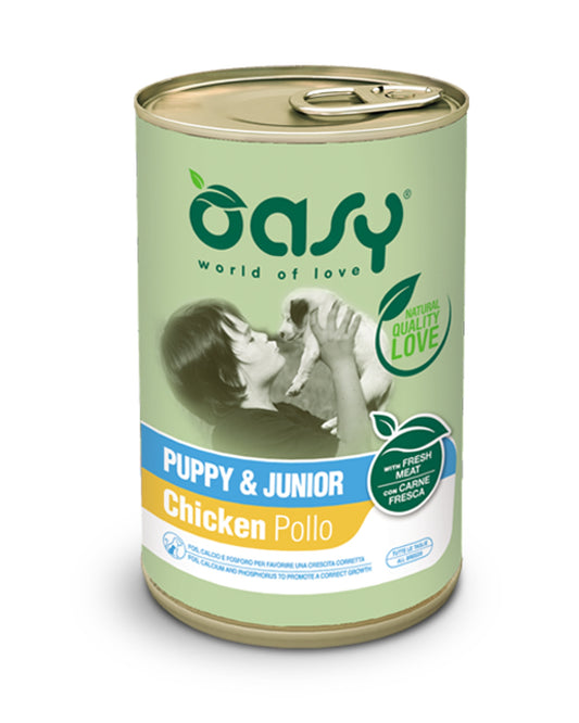 Oasy Lifestage Paté Puppy e Junior - Pollo - All Breeds