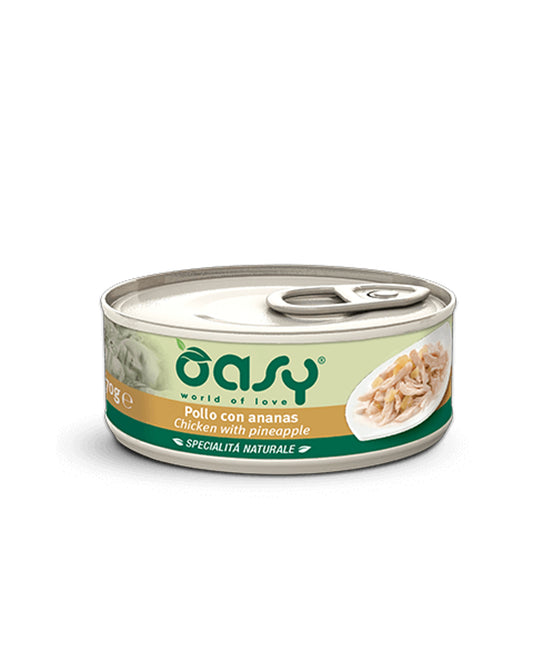 Oasy Natural Adult - Pollo con Ananas  - Cat