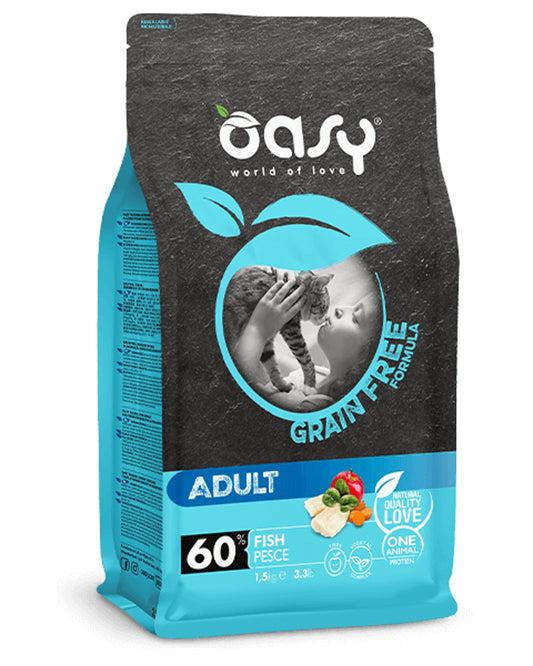 Oasy Grain Free Adult - Pesce  - Cat