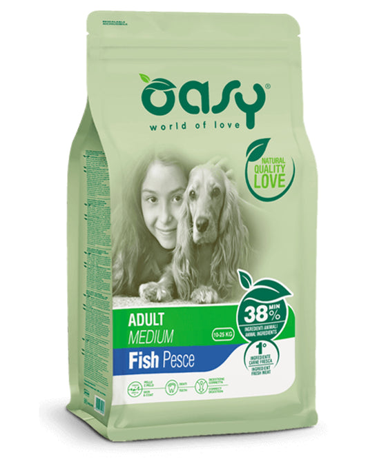 Oasy Lifestage Adult - Pesce - Medium