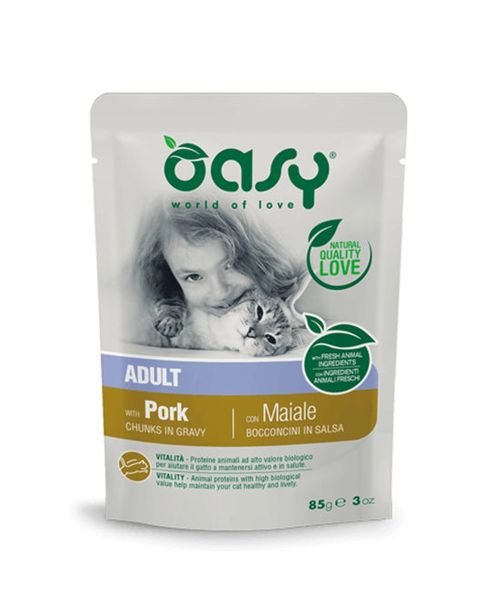 Oasy Bocconcini Adult - Maiale  - Cat