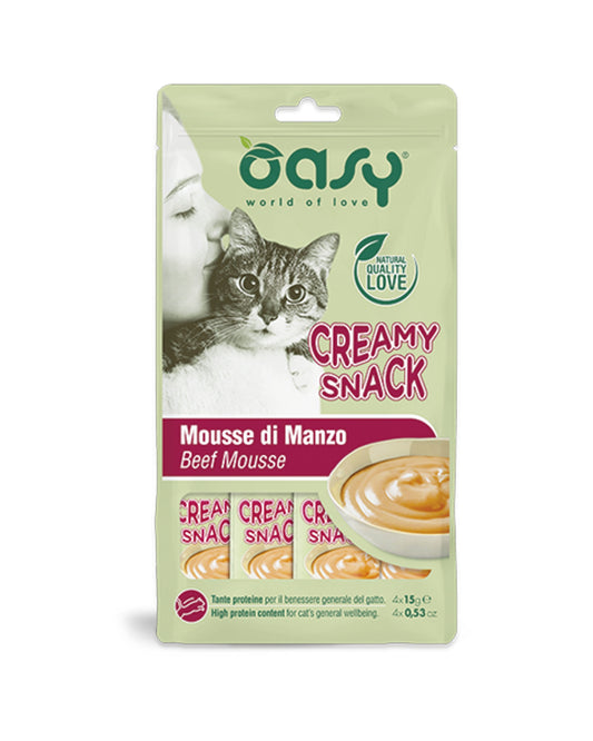 Oasy Creamy Snack - Manzo - Cat