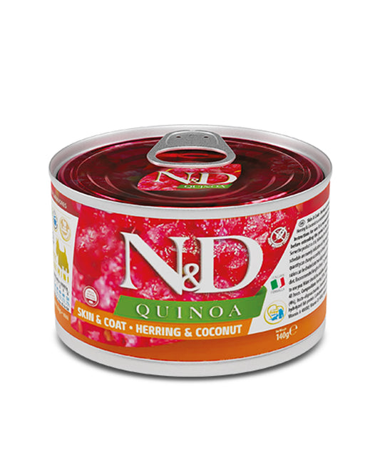 N&D Quinoa Skin&Coat Adult - Aringa e Cocco - Mini