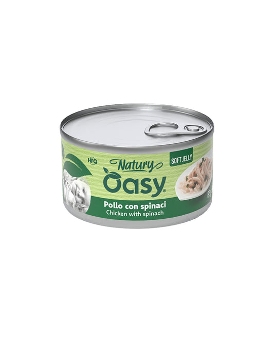Oasy Natury Soft Jelly - Pollo con Spinaci - Cat