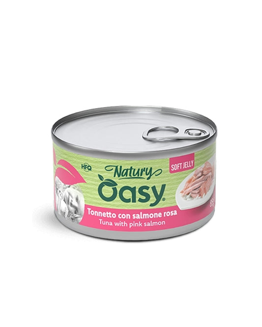 Oasy Natury Soft Jelly - Tonnetto con Salmone Rosa - Cat