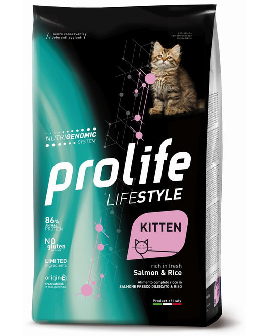 Prolife Lifestyle Kitten - Salmone e Riso  - Cat