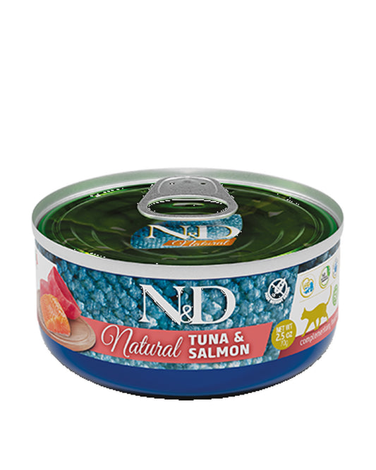 N&D Natural Adult - Tonno e Salmone  - Cat