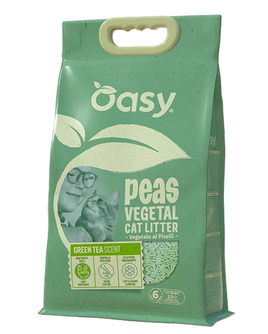 Oasy Lettiera Vegetale Piselli Green Tea
