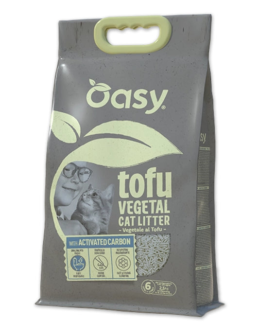 Oasy Lettiera Vegetale Tufu Activated Carbon