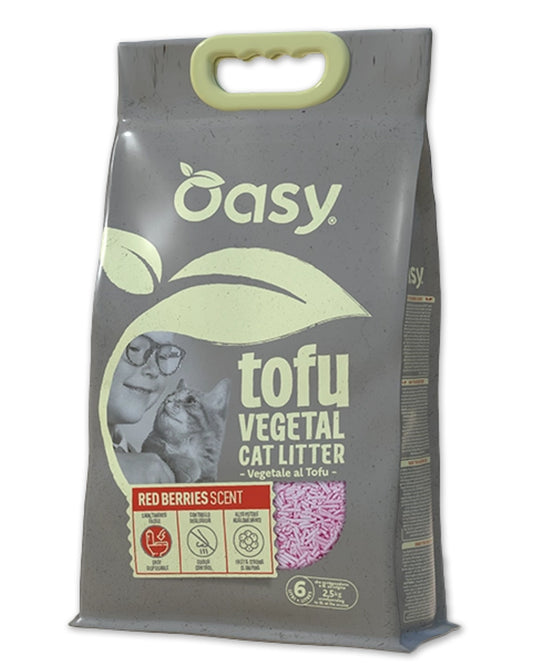 Oasy Lettiera Vegetale Tofu Red Berries