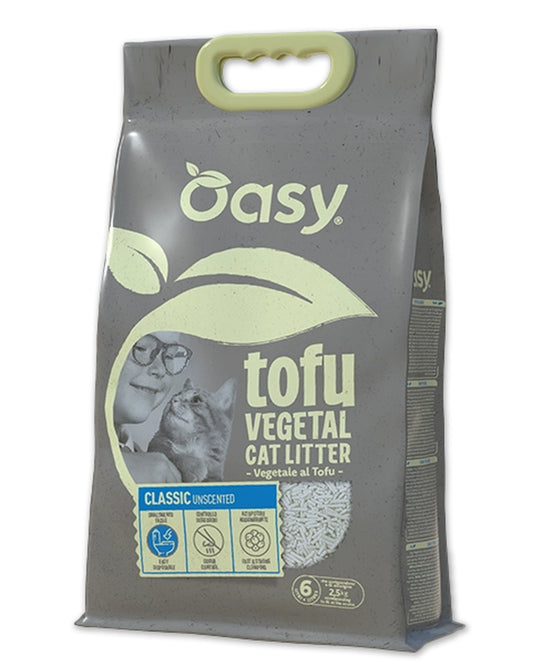 Oasy Lettiera Vegetale Tofu Classic Unscented