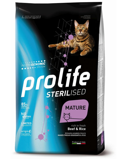Prolife Sterilised Mature - Manzo e Riso  - Cat
