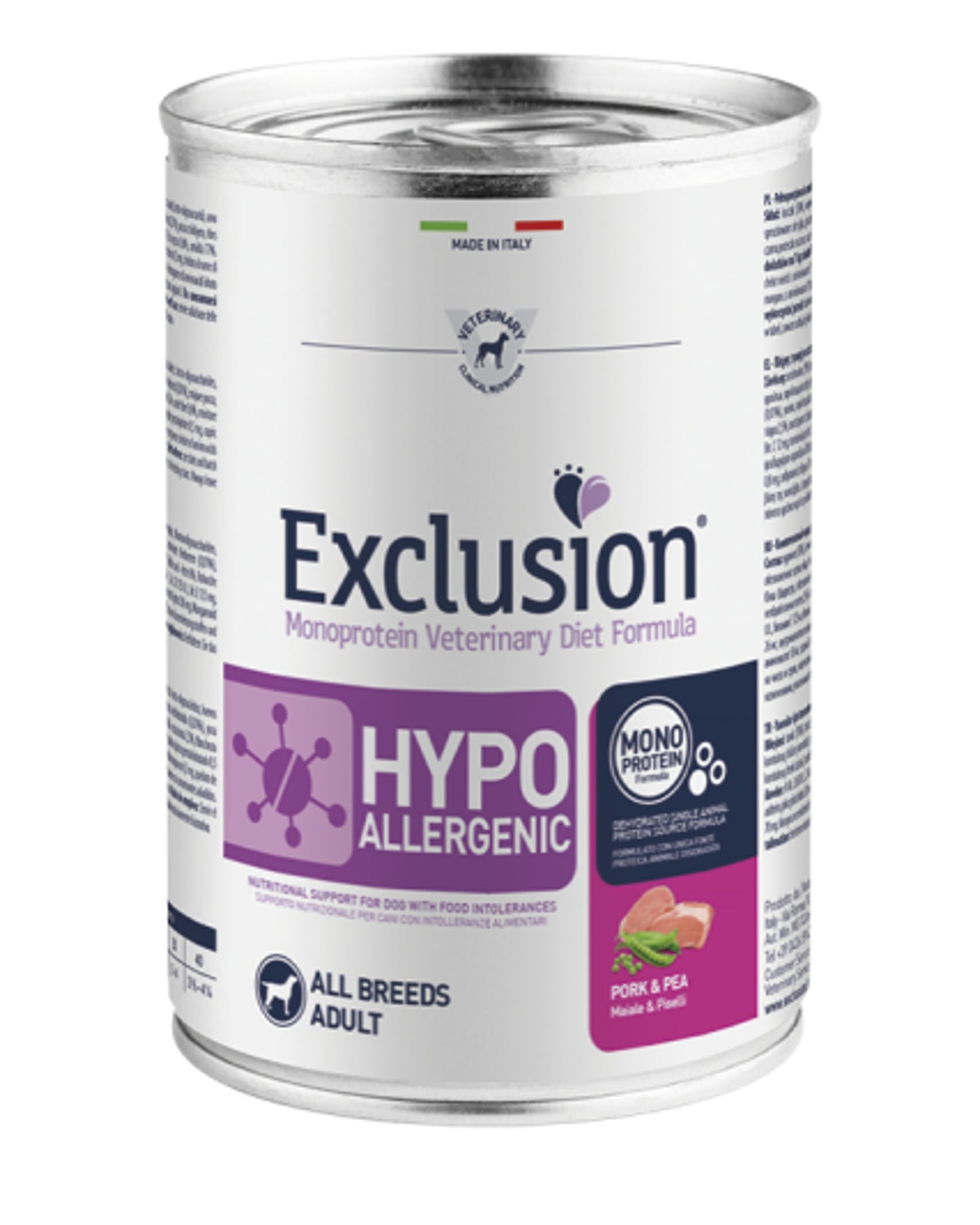 Exclusion Hypoallergenic - Maiale e Piselli - All Breeds